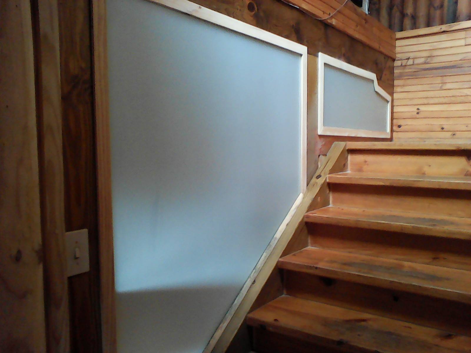 Frosted film application